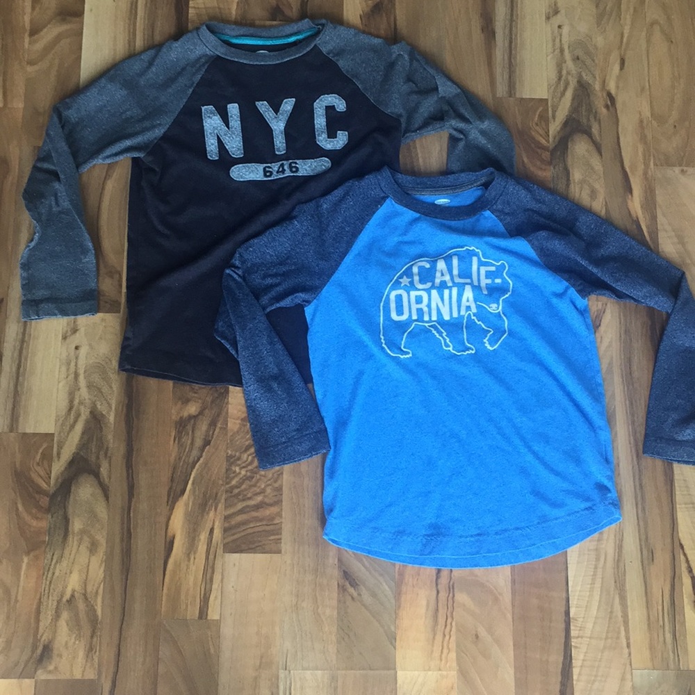 Old Navy Boys Long Sleeve Tees Bundle